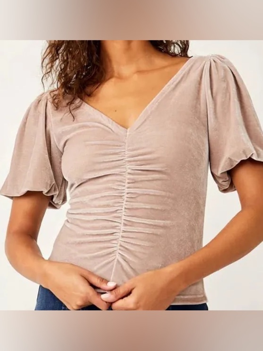Free People Cupcake Velvet Top - size L - NWT!!!